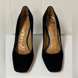 Sam Edelman Black Suede Heels